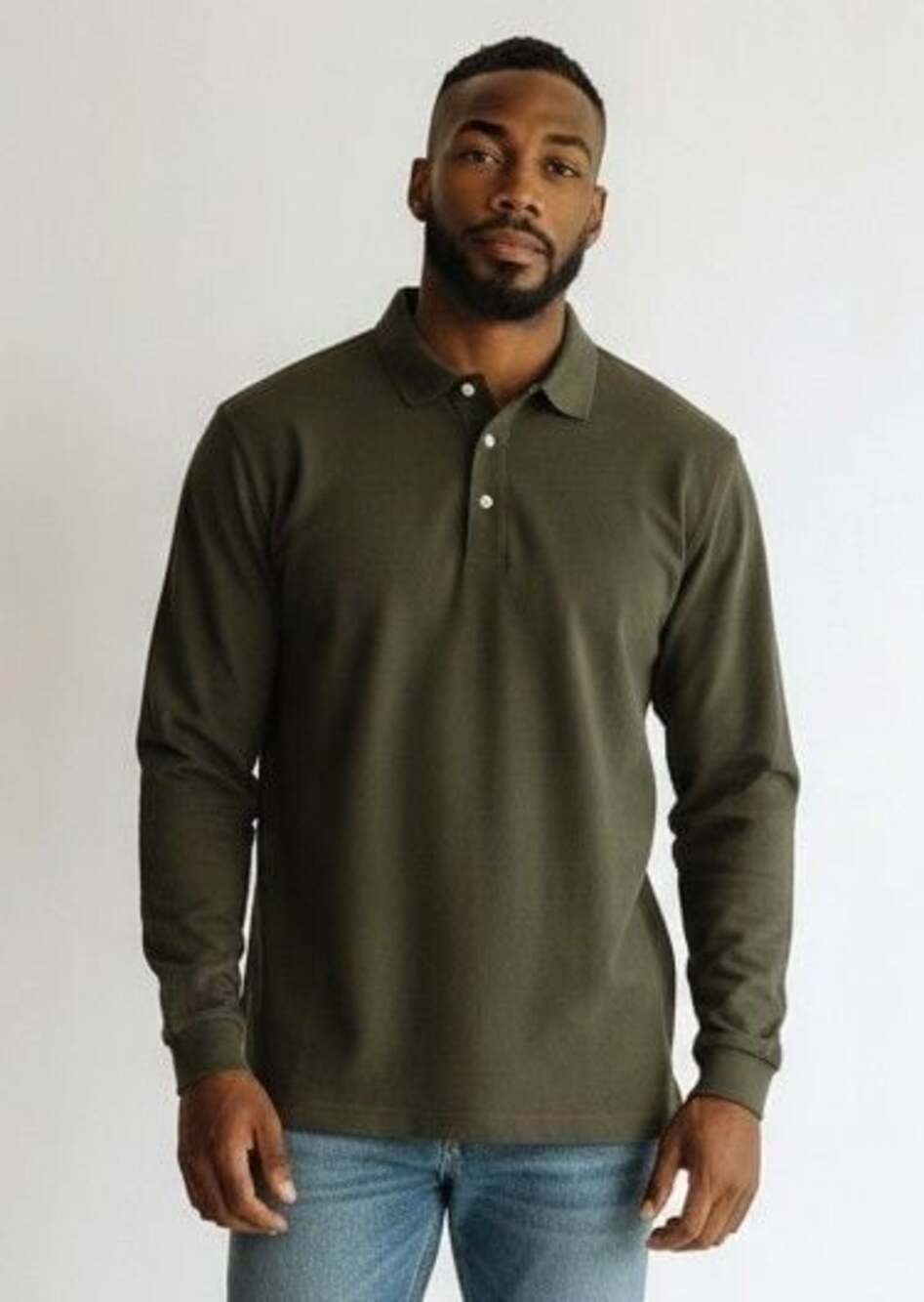 Brooks Brothers Golf Men's Long Sleeve Mercerized Pima Cotton Polo Shirt XXL